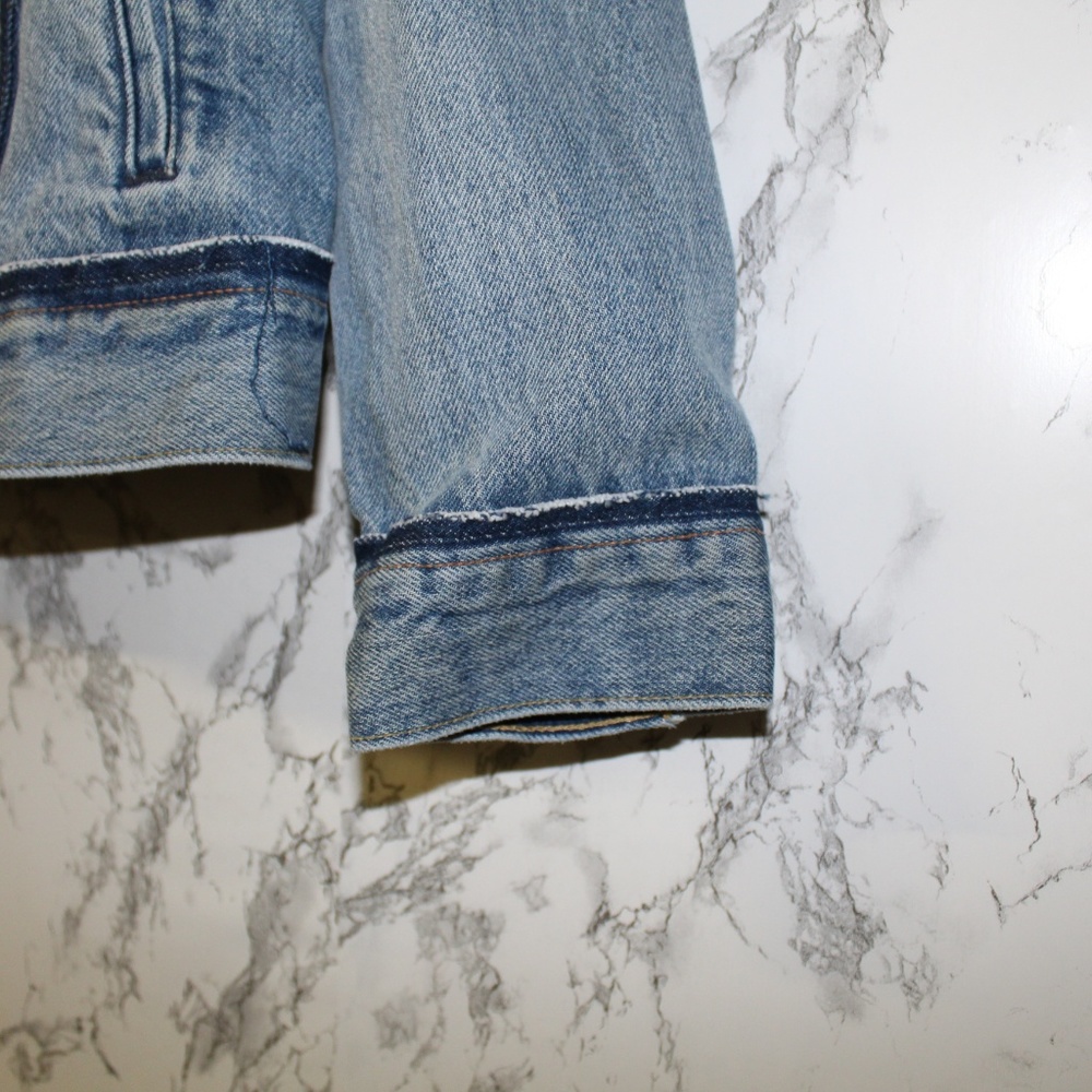 Levi's Denim Trucker Inside Out Jacket Retro RARE! - Picture 8 of 8